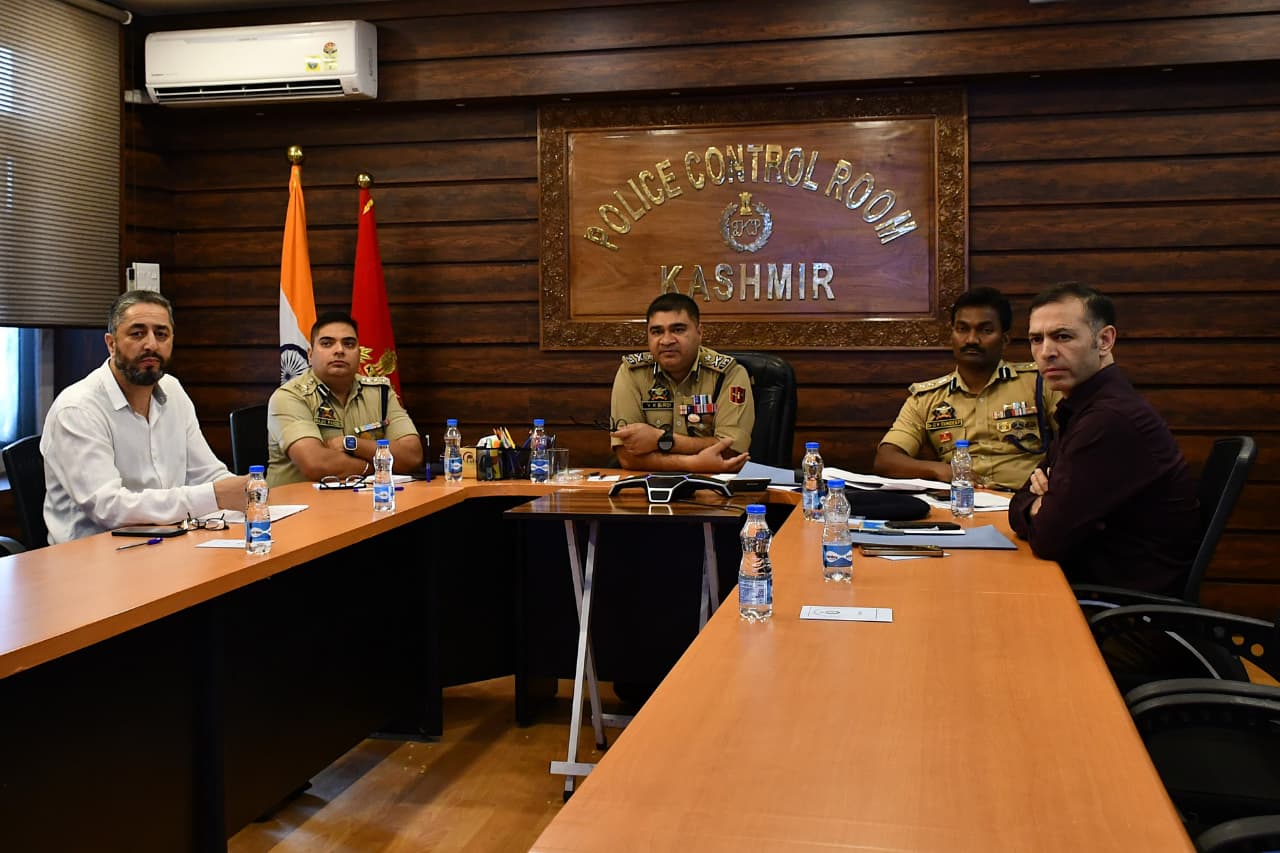 'IGP Kashmir Reviews Security Preparedness for Eid Milad-un-Nabi Celebrations'
